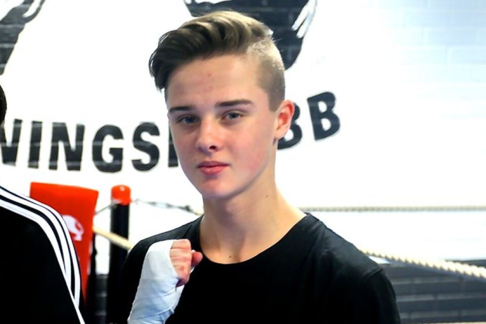 Noah Nordby från Kalmar boxningsklubb