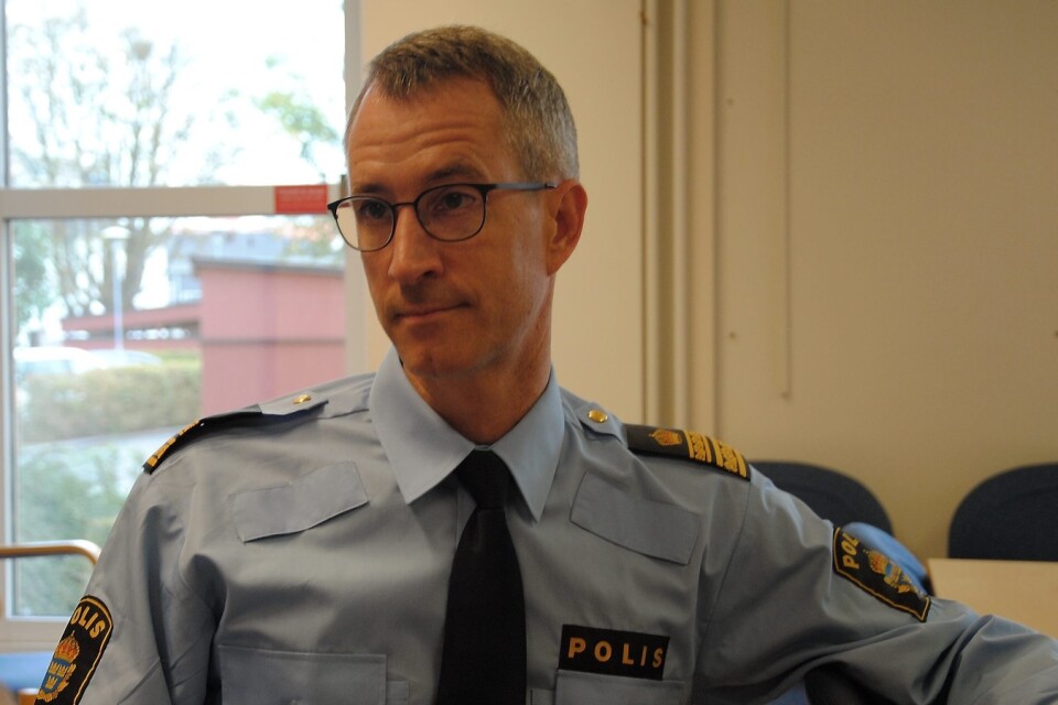 Pär Cederholm, lokalpolisområdeschef Hässleholm. Foto: Arkiv