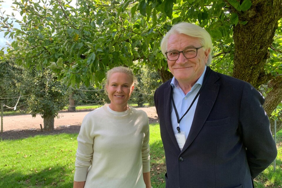 Sofia Hyléen Toresson och Mats Hallkvist är nya i styrelsen på Kiviks Musteri.