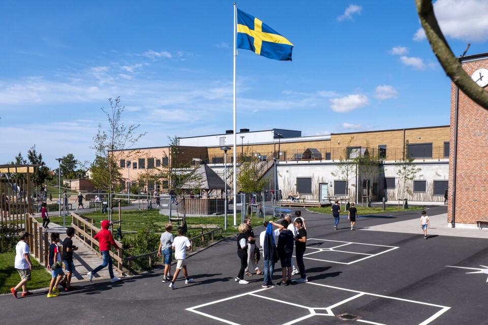 Ystads nyaste skola, Källan, i fokus för debatten om skolornas utveckling i kommunen.