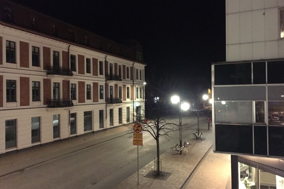 Earth Hour Stora Torg Kristianstad, 2017.