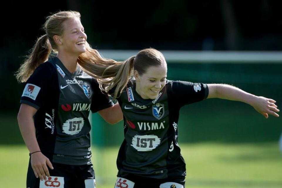 Anna Anvegård och Sofia Johansson gjorde mål mot IFK Kalmar.