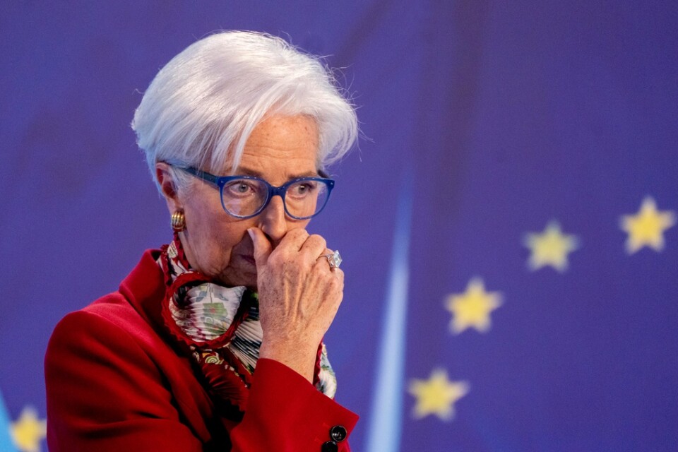 Christine Lagarde, chef på ECB. Arkivbild.