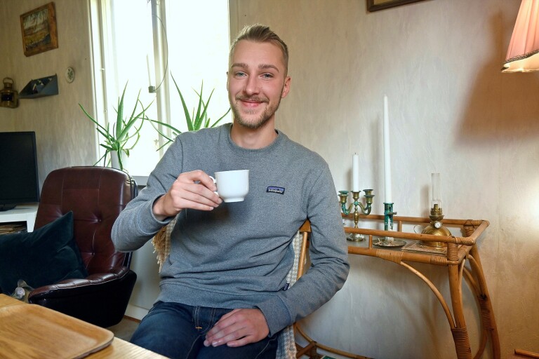 Oliver, 29, vågade köpa hus i Visseltofta
