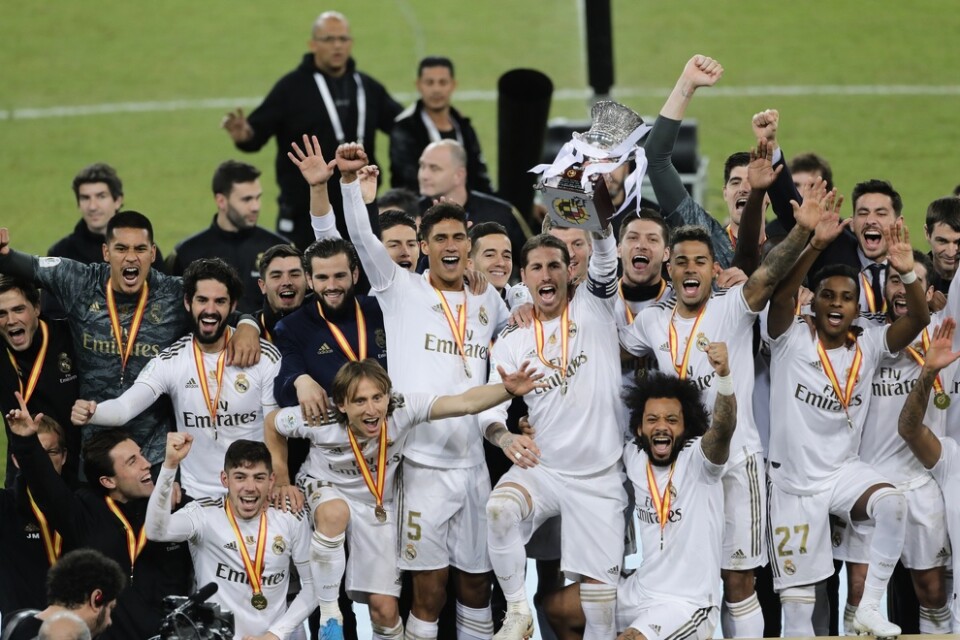 Real Madrid vann den spanska supercupen i Saudiarabien.