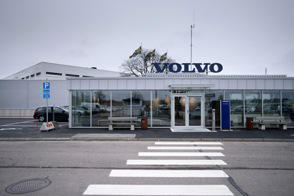 Volvo-fabrikerna på Hisingen i Göteborg bygger just nu varken personbilar eller lastbilar. I stället startas tillverkning av skyddsvisir. Arkivbild.