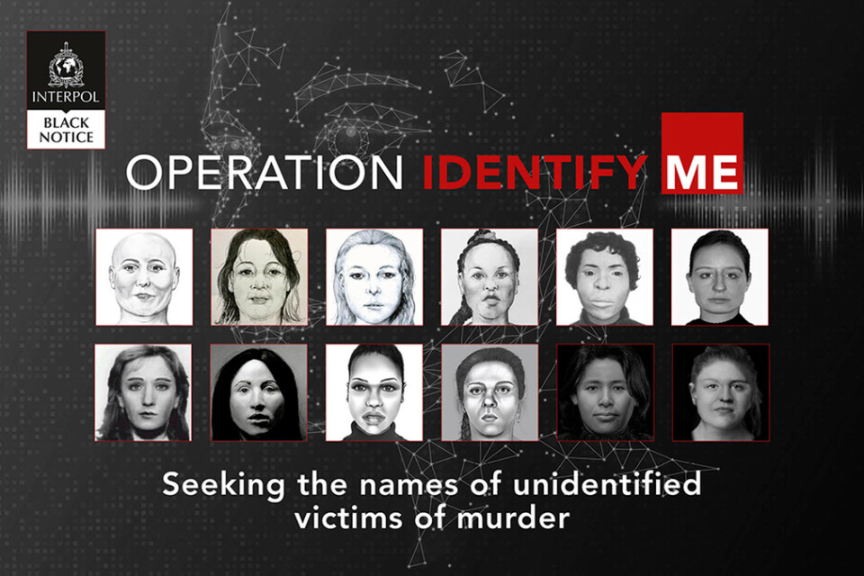 Den internationella polisorganisationen Interpol ber om hjälp att identifiera 22 kvinnor som tros ha mördats i Belgien, Tyskland och Nederländerna de senaste decennierna.