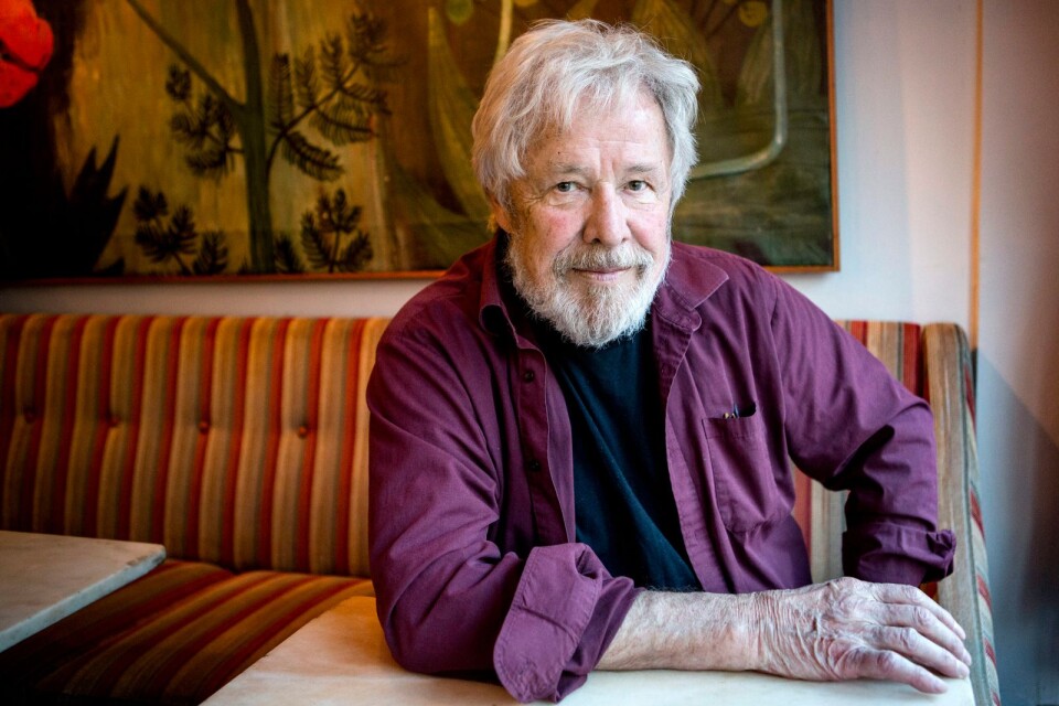 Sven Wollter, skådespelare och numera även författare, tillbringar helgen i Skåne.