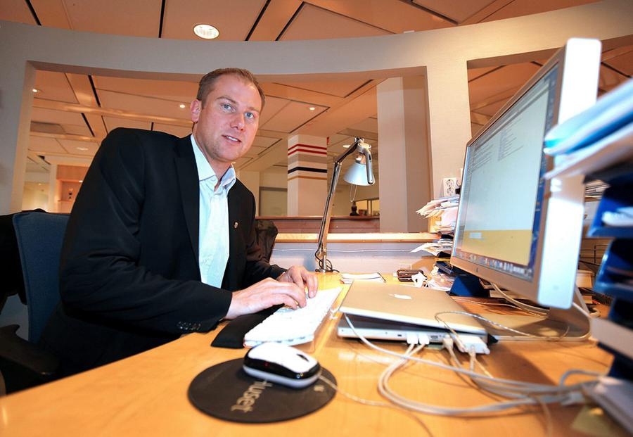 2009: Magnus Haglund chattar med läsarna på bt.se.