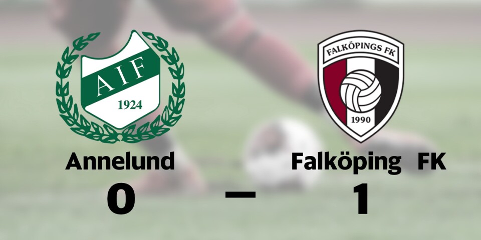 Förlust för Annelund hemma mot Falköping FK