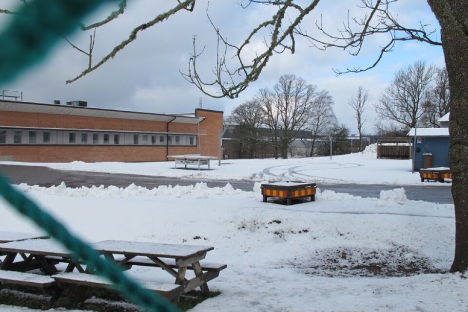 Piggelinens skolgård på Rosenholm.