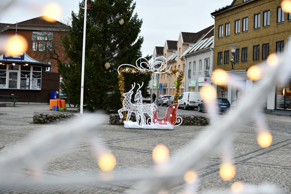 Mysig julstämning utlovas på söndag, på torget i Tomelilla.