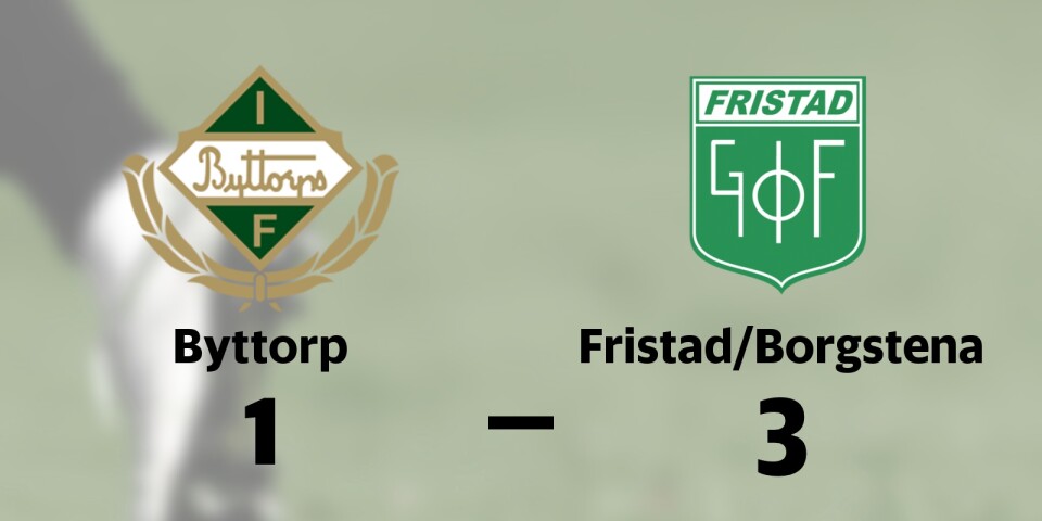 Första segern för säsongen för Fristad/Borgstena