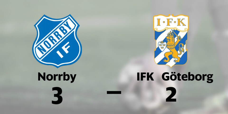 Norrby vann uddamålsseger mot IFK Göteborg