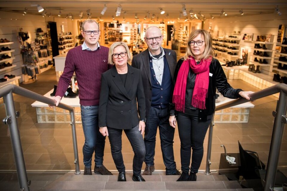 Rasmus Arnesved, Lena Lindström, Peter Blomquist och Eva-Lotta Landgren