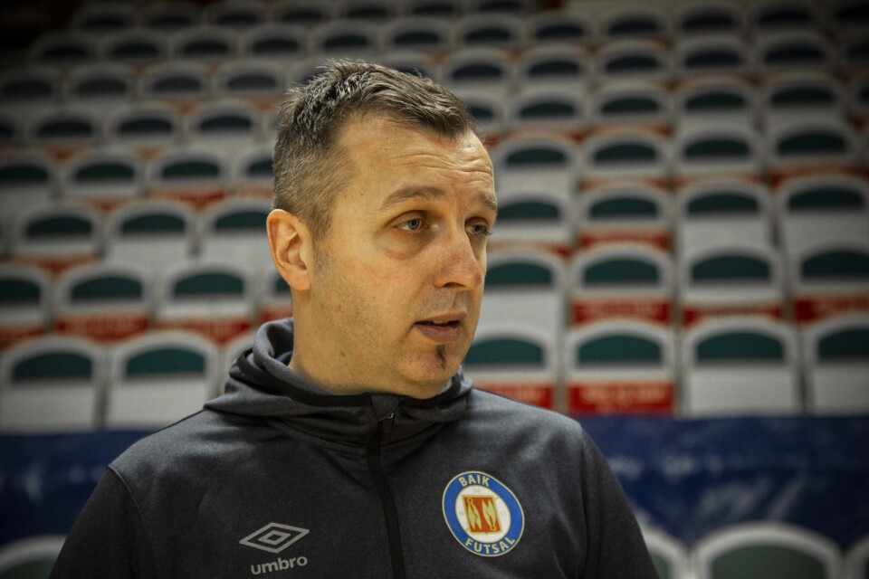 Ismet Tursic, tränare i Baik Futsal.