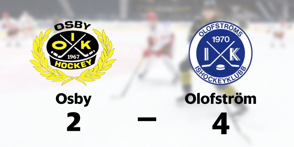 Osby förlorade mot Olofström