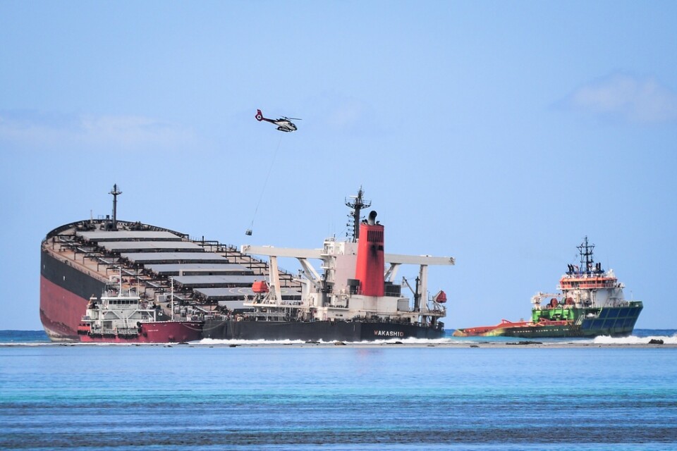 Det japanska fraktfartyget MV Wakashio har läckt över 1|000 ton olja i semesterparadiset Mauritius.