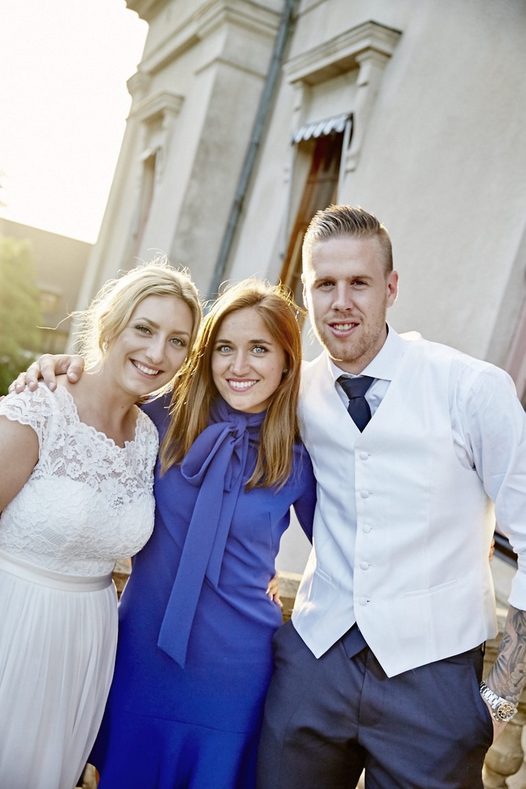 Johanna Kajson, i mitten, planerade Åsa Thornells och fotbollsproffset Pontus Janssons bröllops i midsomras.
Foto: tobias lagerholm