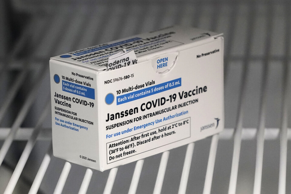 Janssens vaccin når Sverige tidigare än väntat, men med färre doser än vad man räknat med. Arkivbild.