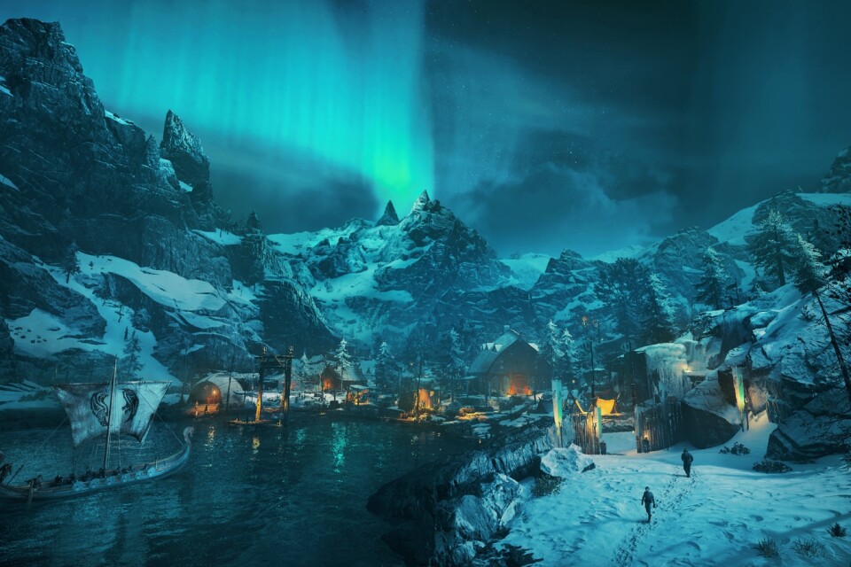 Norge är kargt och ogästvänligt, men vackert, i Ubisofts tolkning. Pressbild.