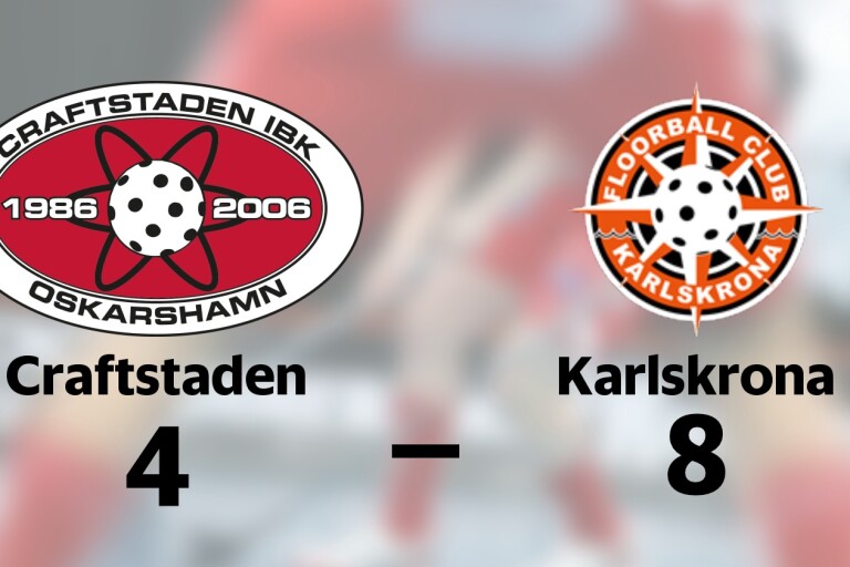 Karlskrona vann borta mot Craftstaden
