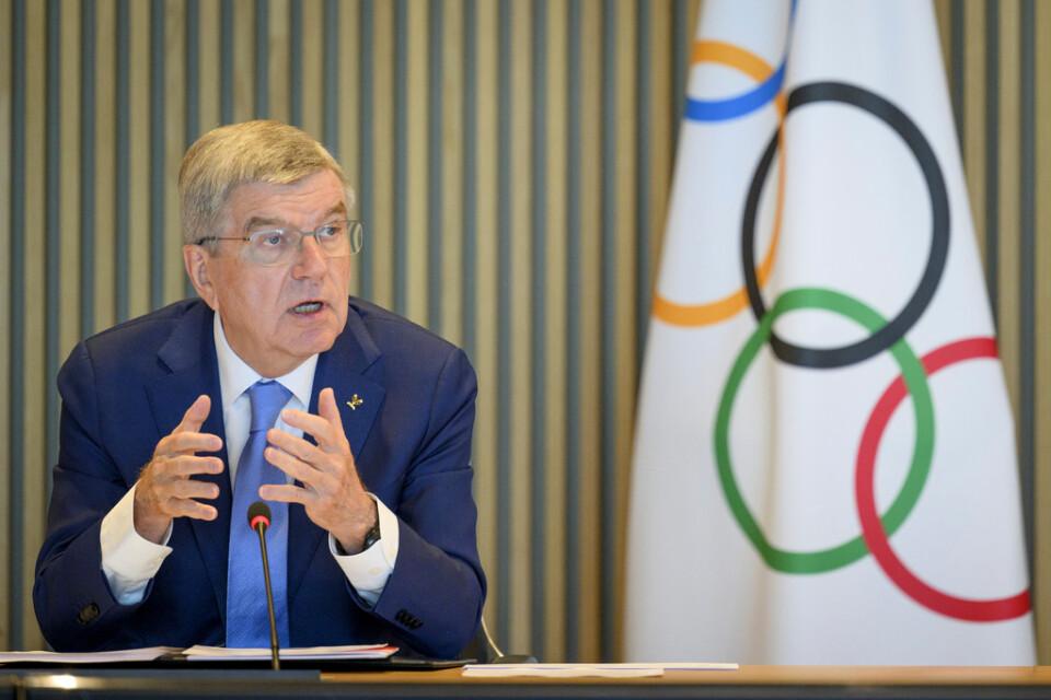 Internationella olympiska kommitténs ordförande Thomas Bach. Arkivbild.