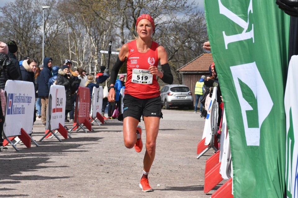 Ida Nilsson var hemma för några veckor sedan och vann Skälbyloppet i Kalmar, som en del av uppladdningen inför helgens maraton i Tyskland.