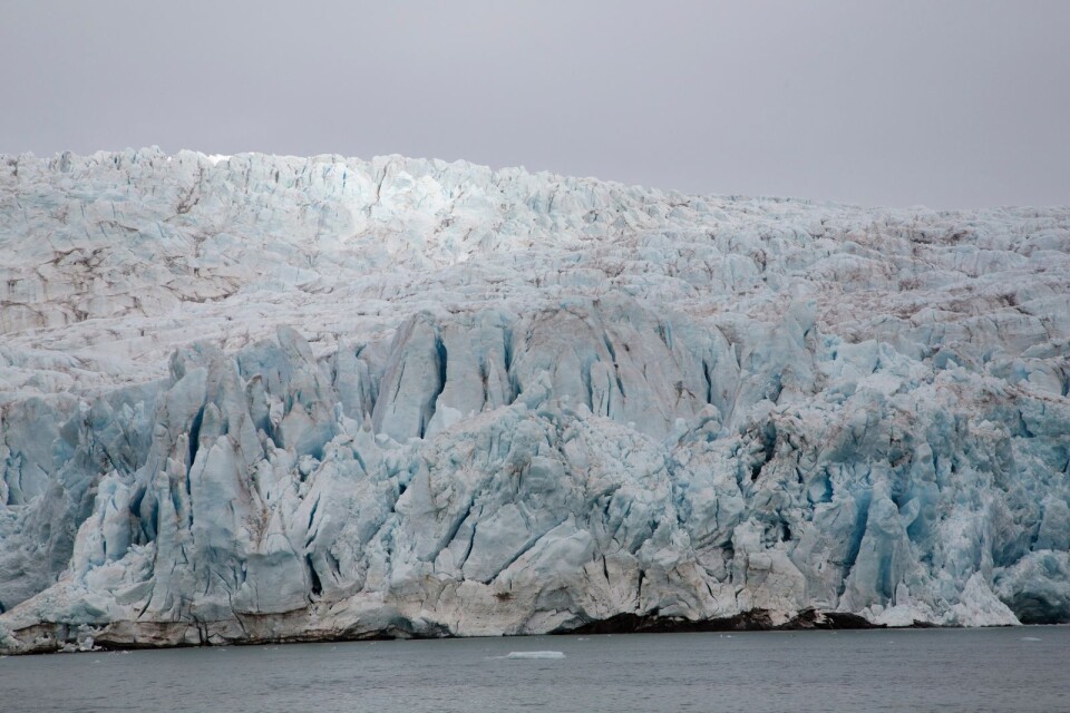 Glaciärer på Svalbard.