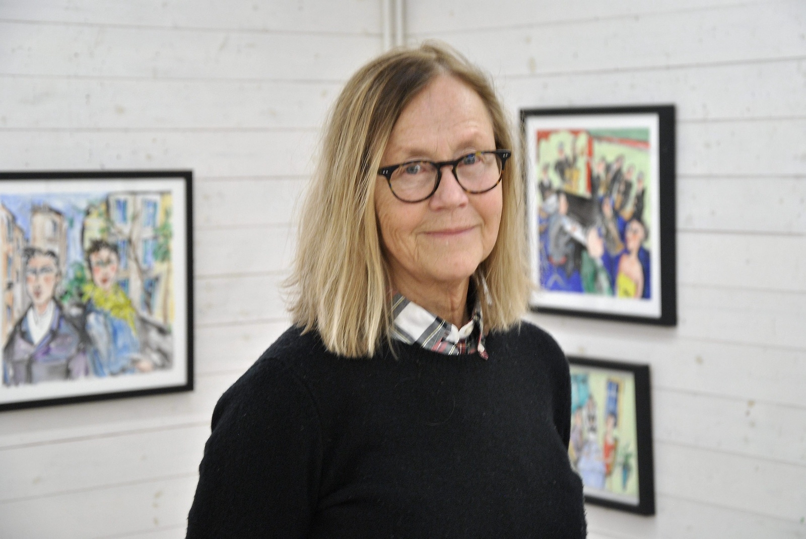 Susanne Nyholm har varit verksam som konstnär sedan 1970-talet. Foto: Magnus Wahlström