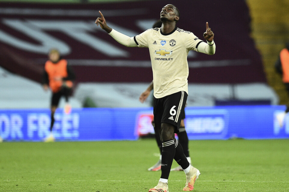 Paul Pogba gjorde sitt första mål sedan april 2019.