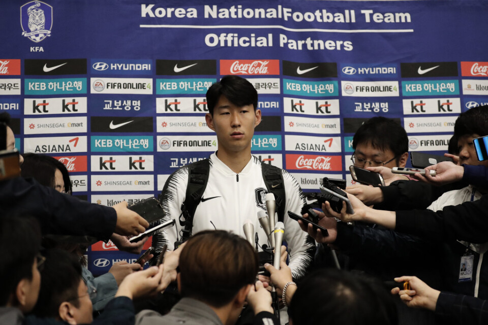 Först när Sydkoreas landslag hade kommit tillbaka från VM-kvalmatchen mot Nordkorea fick journalisterna höra vad Son Heung-Min hade att säga om matchen.
