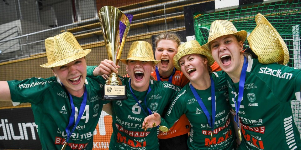 I maj 2021 vann Skuru SM-guld. Nu kan de även titulera sig cupmästare. Arkivbild.