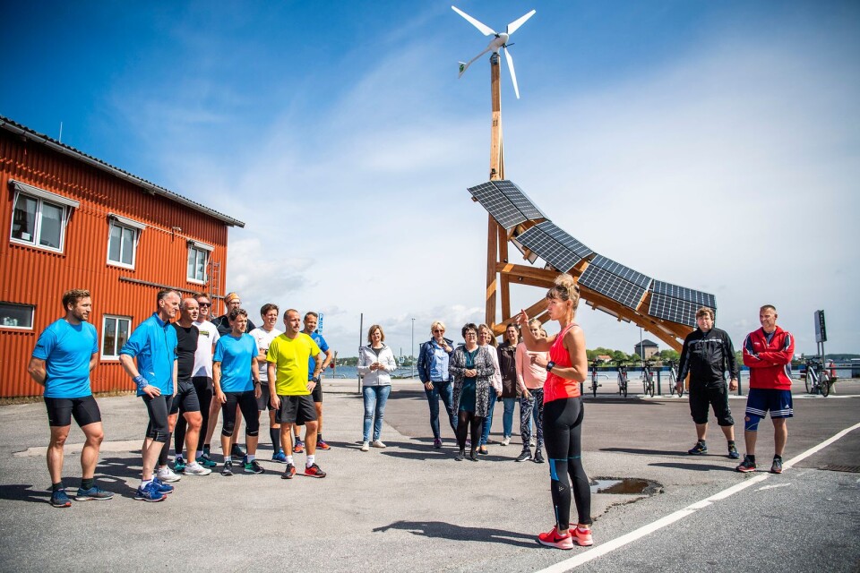 Marina Eriksson tog initiativ till att arrangera Springhjälpen i Karlskrona under tisdagen.
