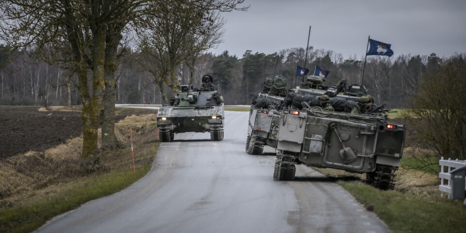 Försvarsmakten gör sig synlig på Gotland