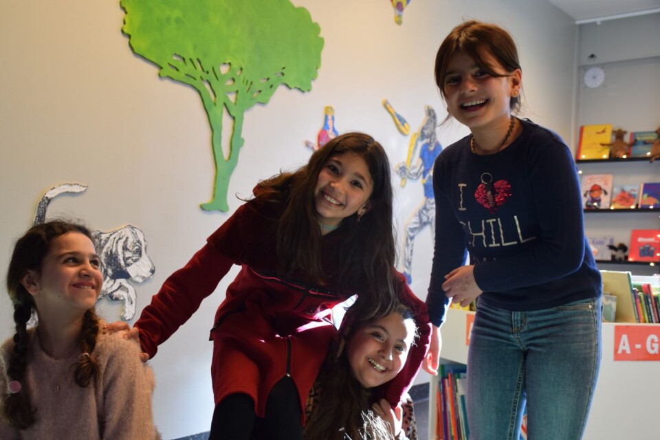 Asra Almudhi, Gina Alabidi, Alma Abuzarad and Marwa Nammuna at After School have different dreams for the future.