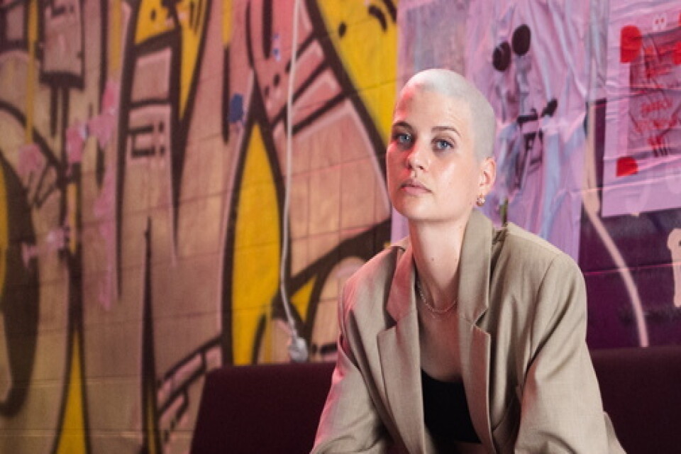För rollen som cancersjuka Nora i "Leva life" fick Hanna Ardéhn raka av sig håret. Arkivbild.