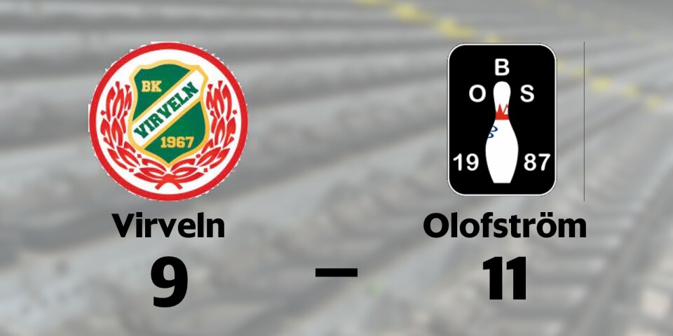 BK Virveln förlorade mot Olofström