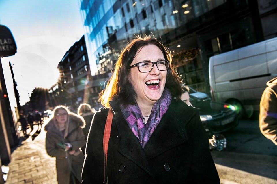 EU:s handelskommissionär Cecilia Malmström.