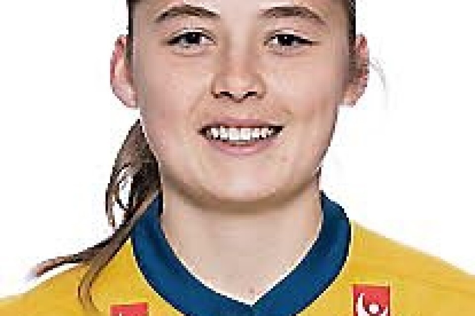 U19-landslagets anfallare Paulina Nyström vässar Vittsjös offensiv. Foto: SvFF
