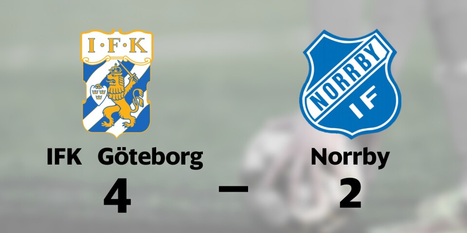Norrby föll borta mot IFK Göteborg