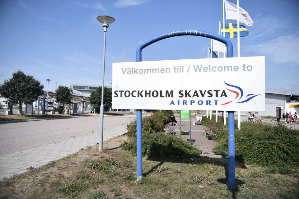 Skavsta flygplats utanför Nyköping. Arkivbild.