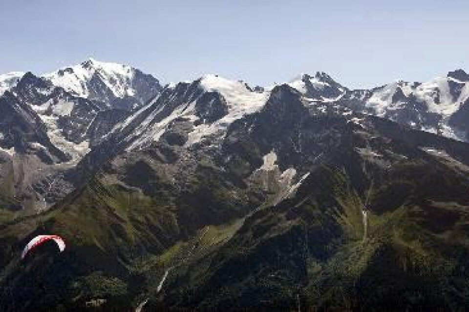 Glaciären smälter på Mont Blanc och i stort sett alla är överens om att det måste till en begränsning av koldioxidutsläppen. Men den som vill minst har tyvärr större inflytande än den som vill mest, skriver Jan Öjmertz.