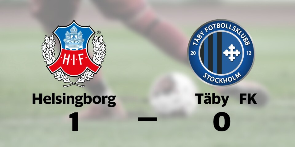 Uddamålsseger när Helsingborg besegrade Täby FK