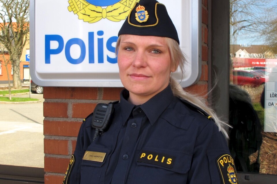 Anna Hagenkötter, kommunpolis i Tomelilla.