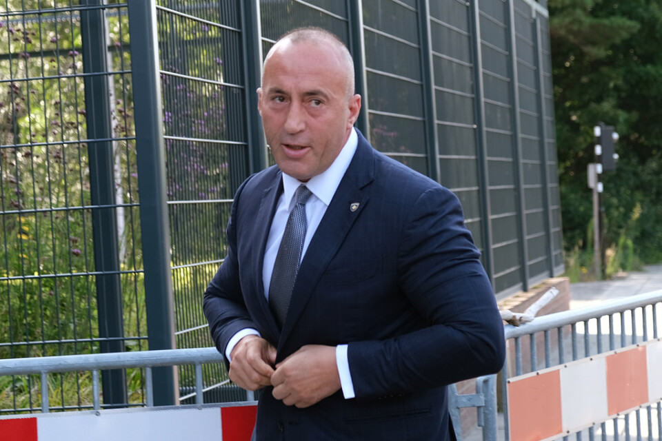 Kosovos tidigare premiärminister Ramush Haradinaj avgick tidigare i veckan. Arkivbild.