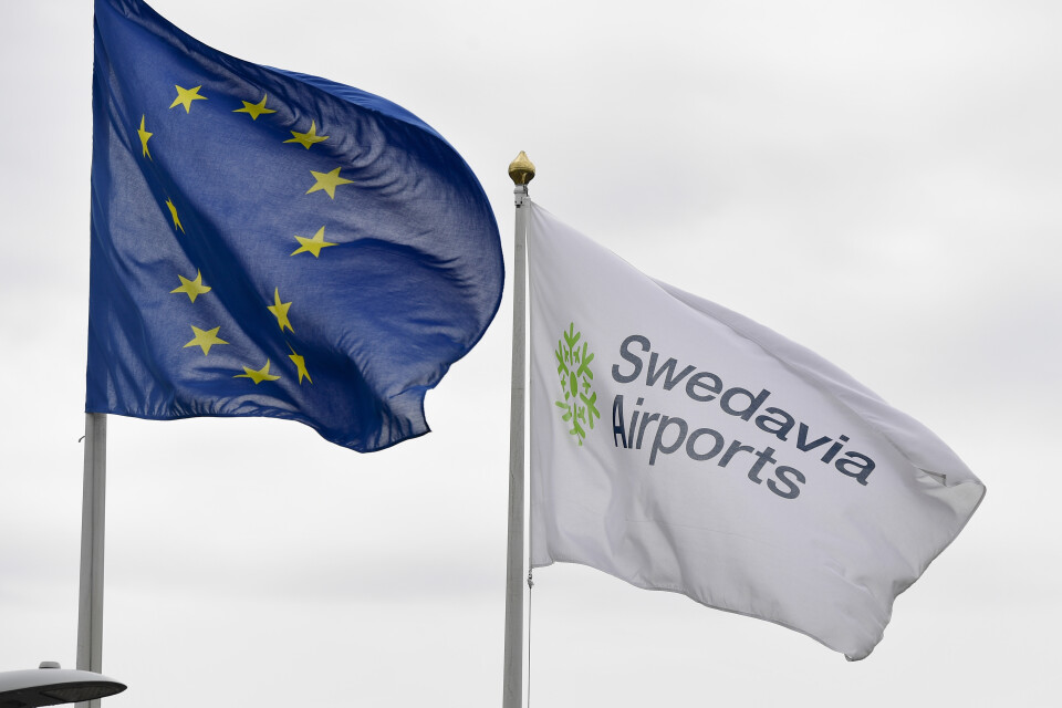 Under juli minskade antalet passagerare vid Swedavias flygplatser med 87 procent jämfört med juli i fjol. Arkivbild.