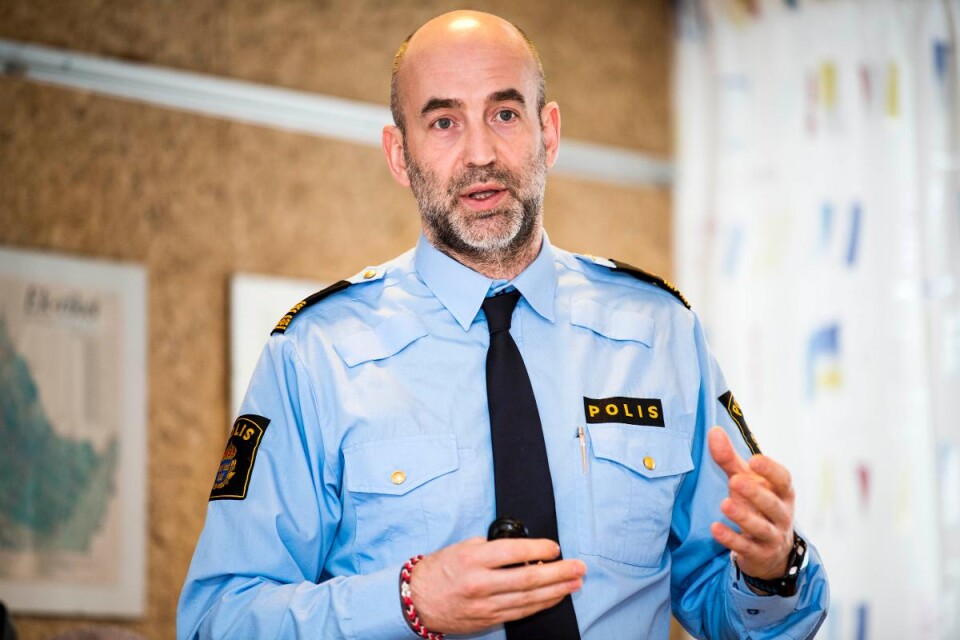 Anders Wiklander polis i Karlskrona. Foto: Mattias Mattisson