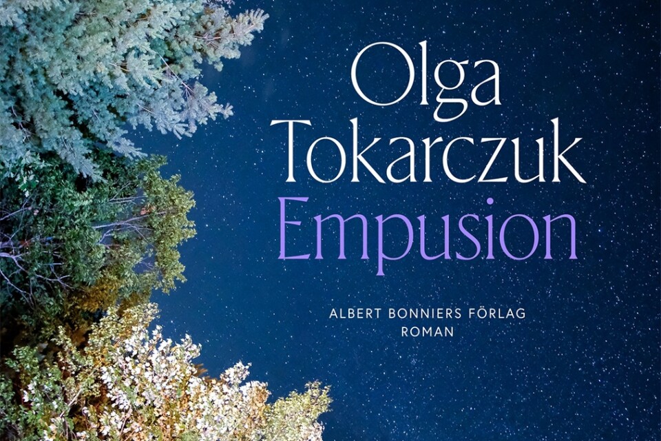 Bokomslag, "Empusion" av Olga Tokarczuk.