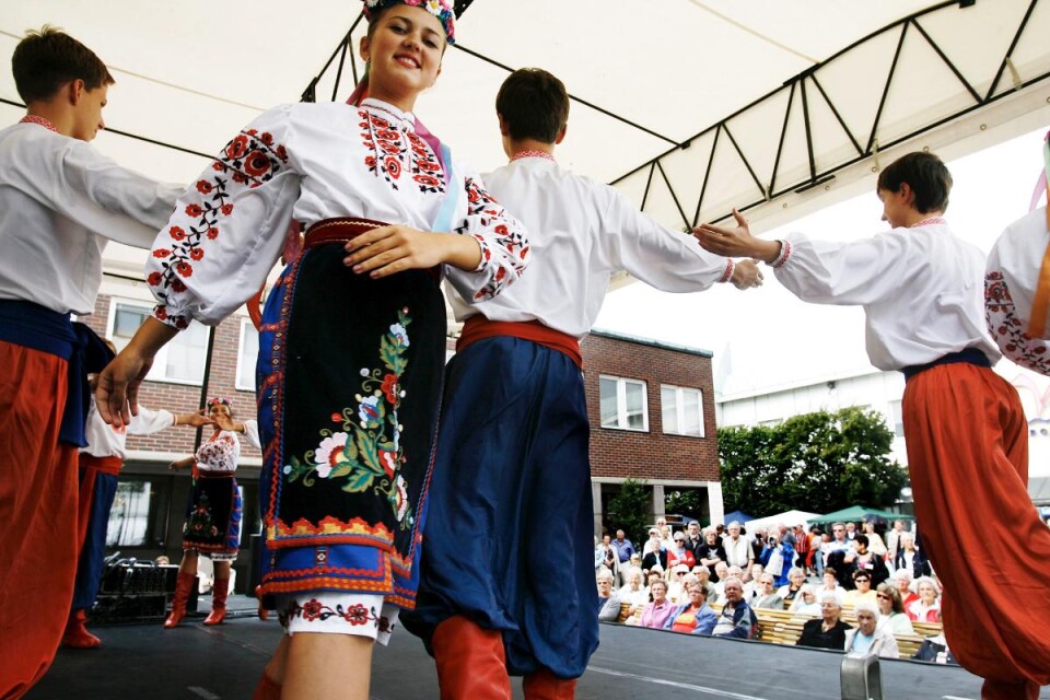 2007. Ukrainska dansgruppen ”Glädje” uppträdde. Foto: Malin Palm